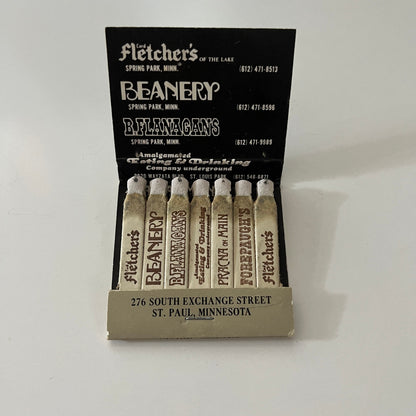Forepaugh's Restaurant St. Paul MN Feature Matches Vintage Matchbook SC4-R8