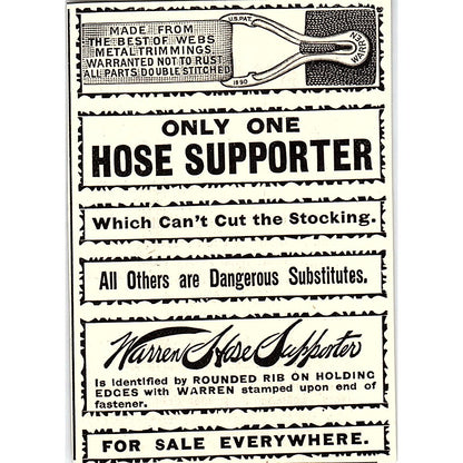 Warren Hose Supporter 1892 Ad AG2-M12