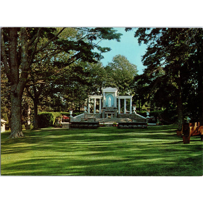 Our Lady of Fatima Shrine Bar Harbor Maine Jumbo Vintage Postcard AE9-X3