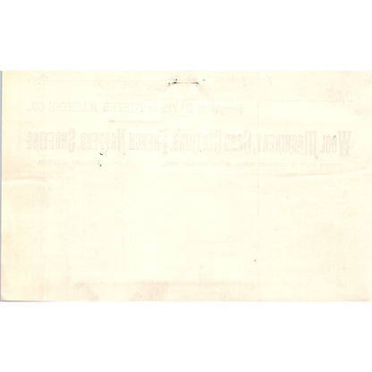 1897 Davis & Furber Machine Co North Andover Depot MA Billhead Letterhead D17-1