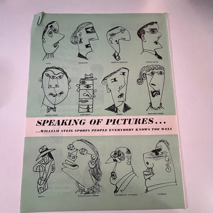 Cartoonist William Steig Spoofs 2 Pages 1940s WWII Era Article V29-5
