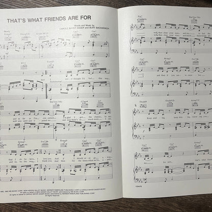 That's What Friends Are For Dionne Warwick Elton John Stevie Wonder Music V9