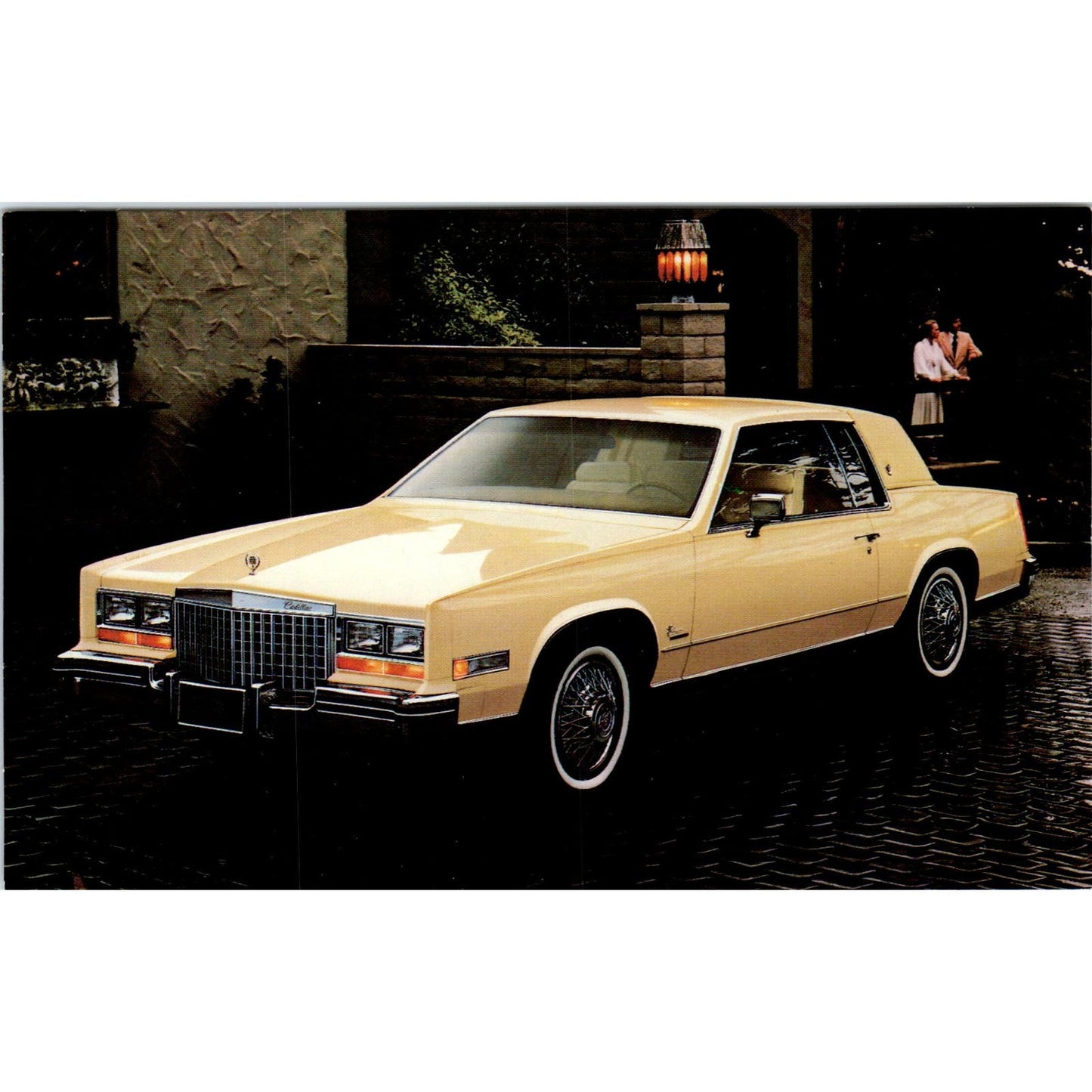 1980 Cadillac Promo Cream Vintage Postcard PC12