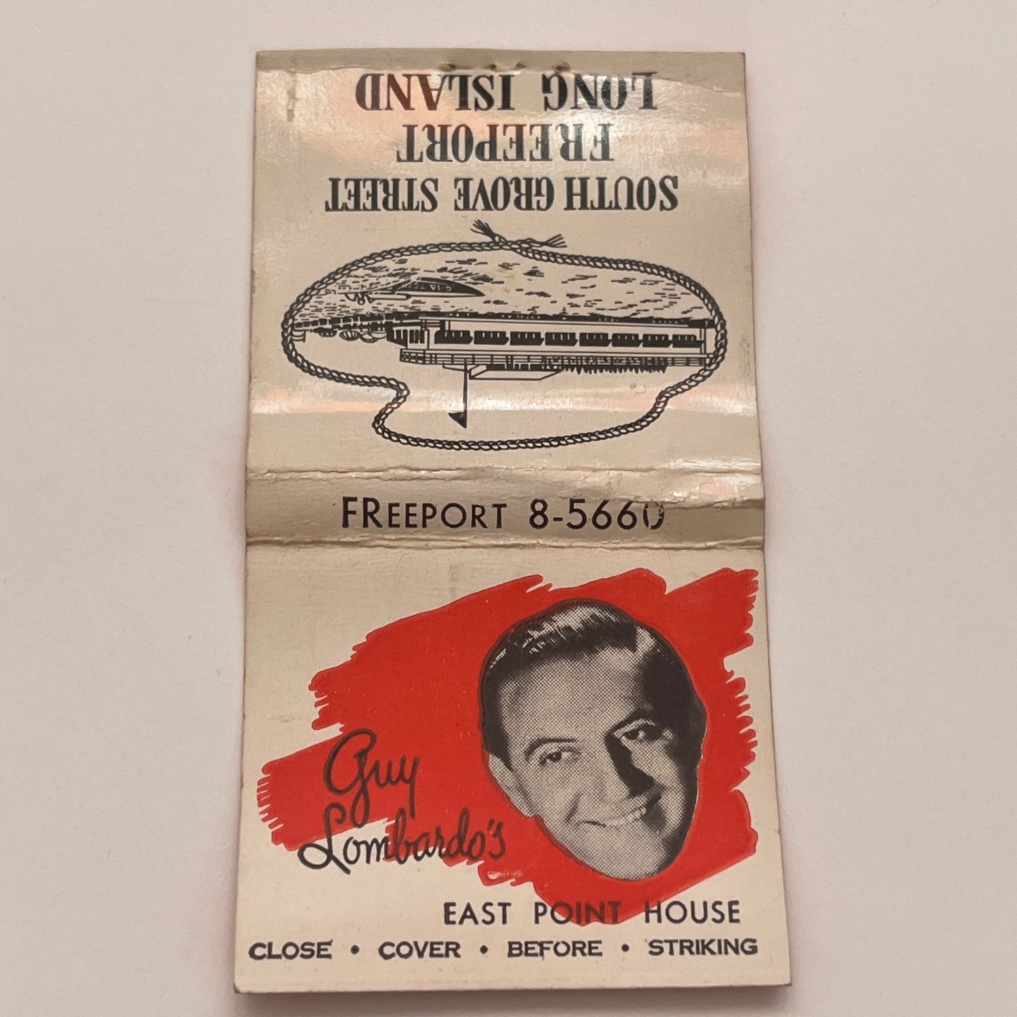 Guy Lombardo's East Point House Freeport Long Island Matchbook Cover TB8-MB2-3