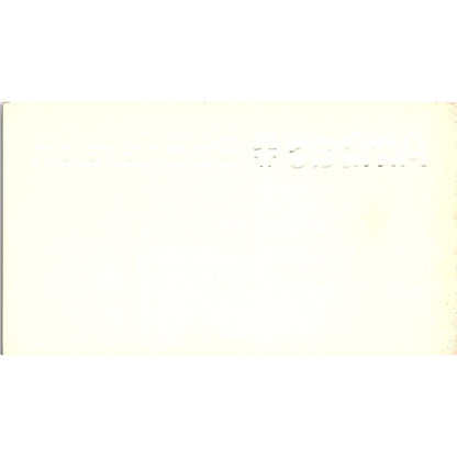 Bacharach Instrument Company Ronald W Montgomery Houston TX Business Card SF3-B5