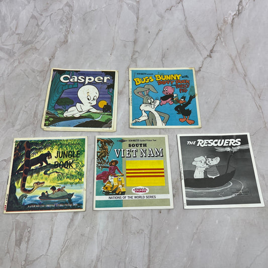 Lot of 5 View-Master Picture Presentation Booklets Casper Bugs Bunny TG8-VW