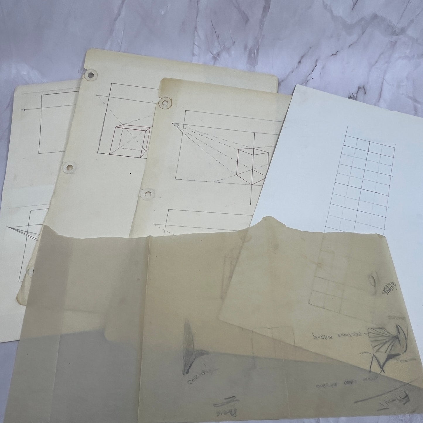 1940s Lot of Art Student Sketch & Studies Winifred Schutsky Pratt Institute TC5