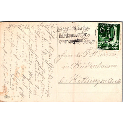 New Year Mushroom Danzig Ist Deutsch c1910 German Reich Postcard TE2-GRQ