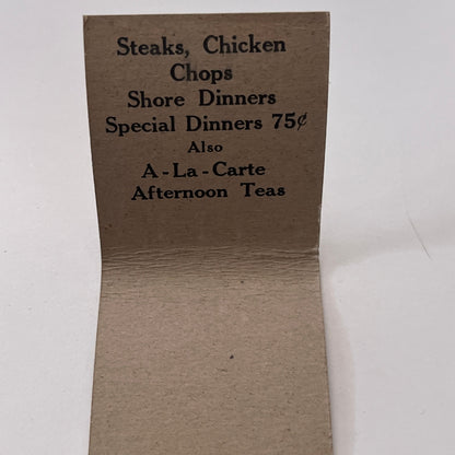 Angellmere Dining Room Portland Road Saco ME Vintage Matchbook Cover MM3-5