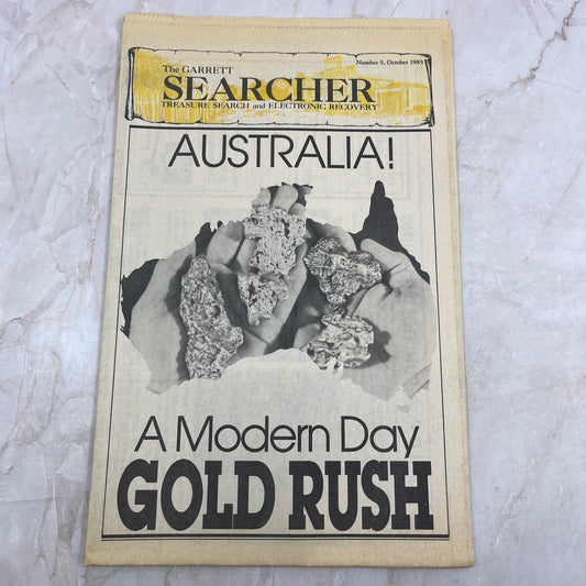 1983 Oct - The Garrett Searcher Newsletter Treasure Hunting Metal Detectors M20