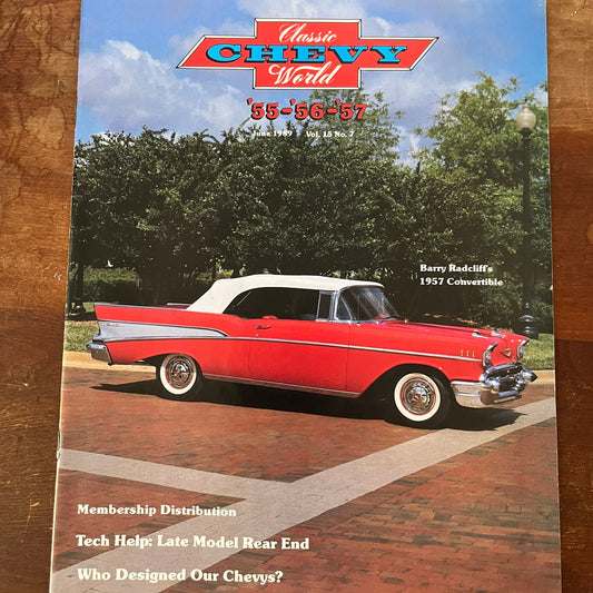 Late Model Rear End - '55, '56, '57 Classic Chevy World Magazine - Jun 1989 M29
