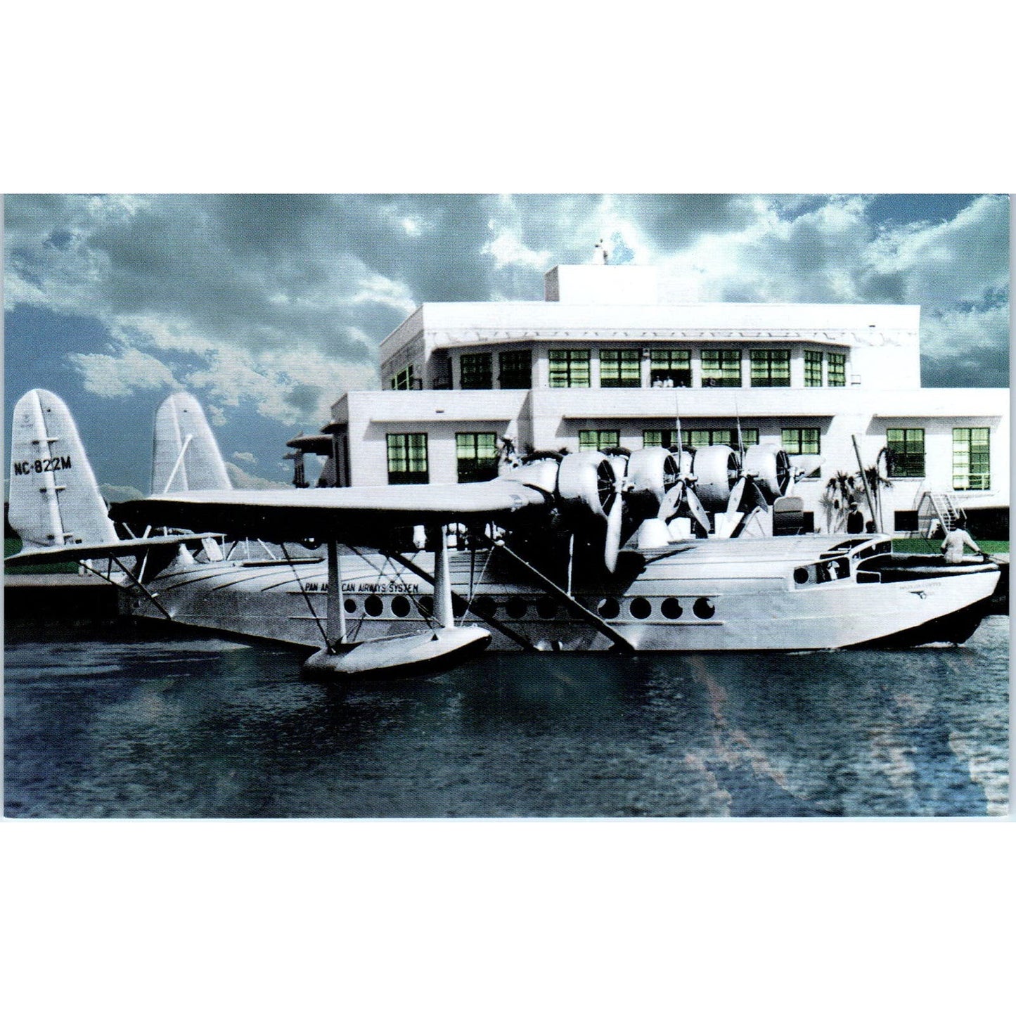 Pan American Airways Brazilian Clipper Vintage Postcard PC19
