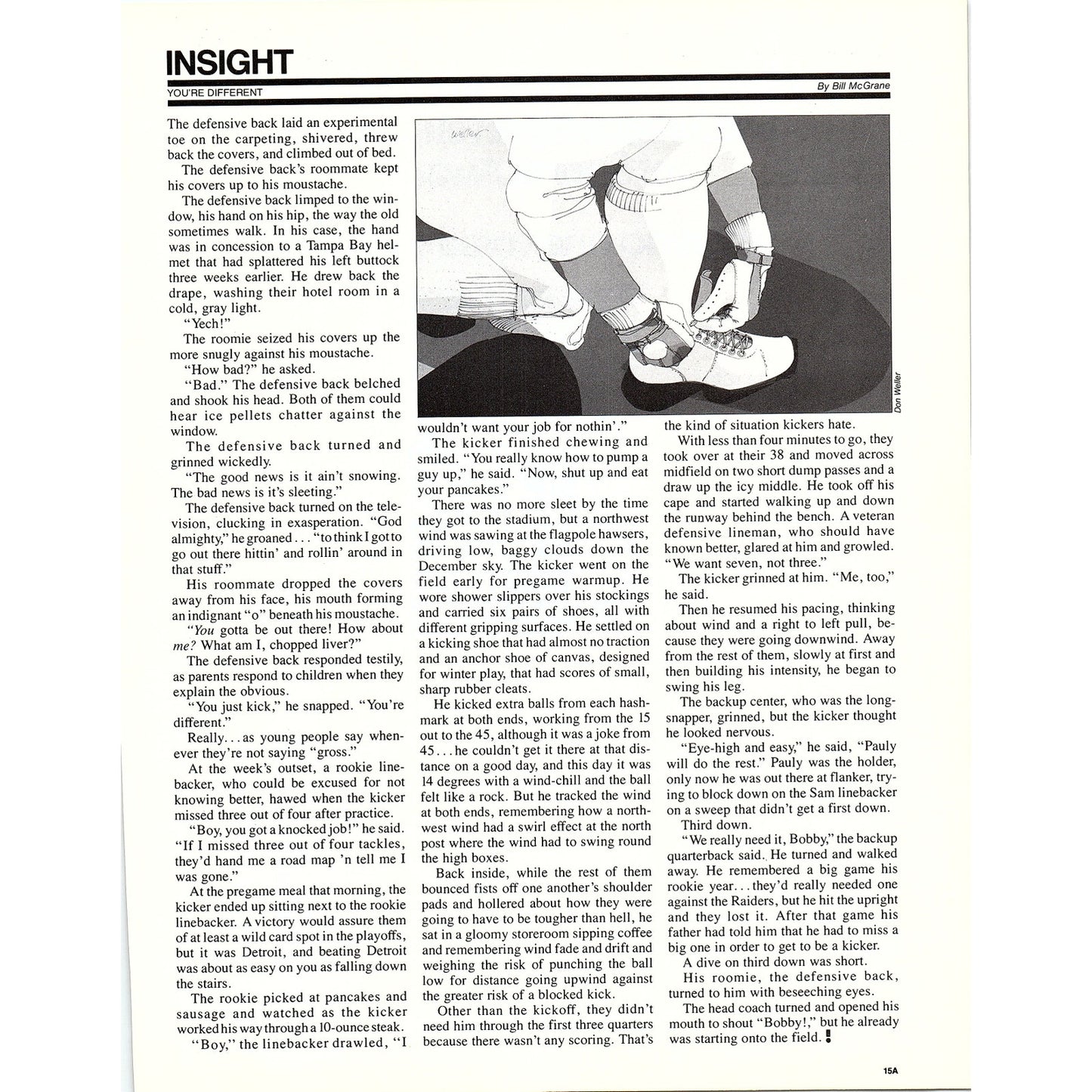 Earl Campbell Seagram's Seven Crowns of Sports Award 8x11" 1981 Ad D26