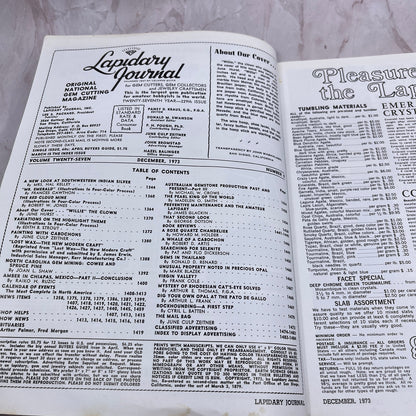 Willie The Clown - Lapidary Journal Magazine - Dec 1973 M22