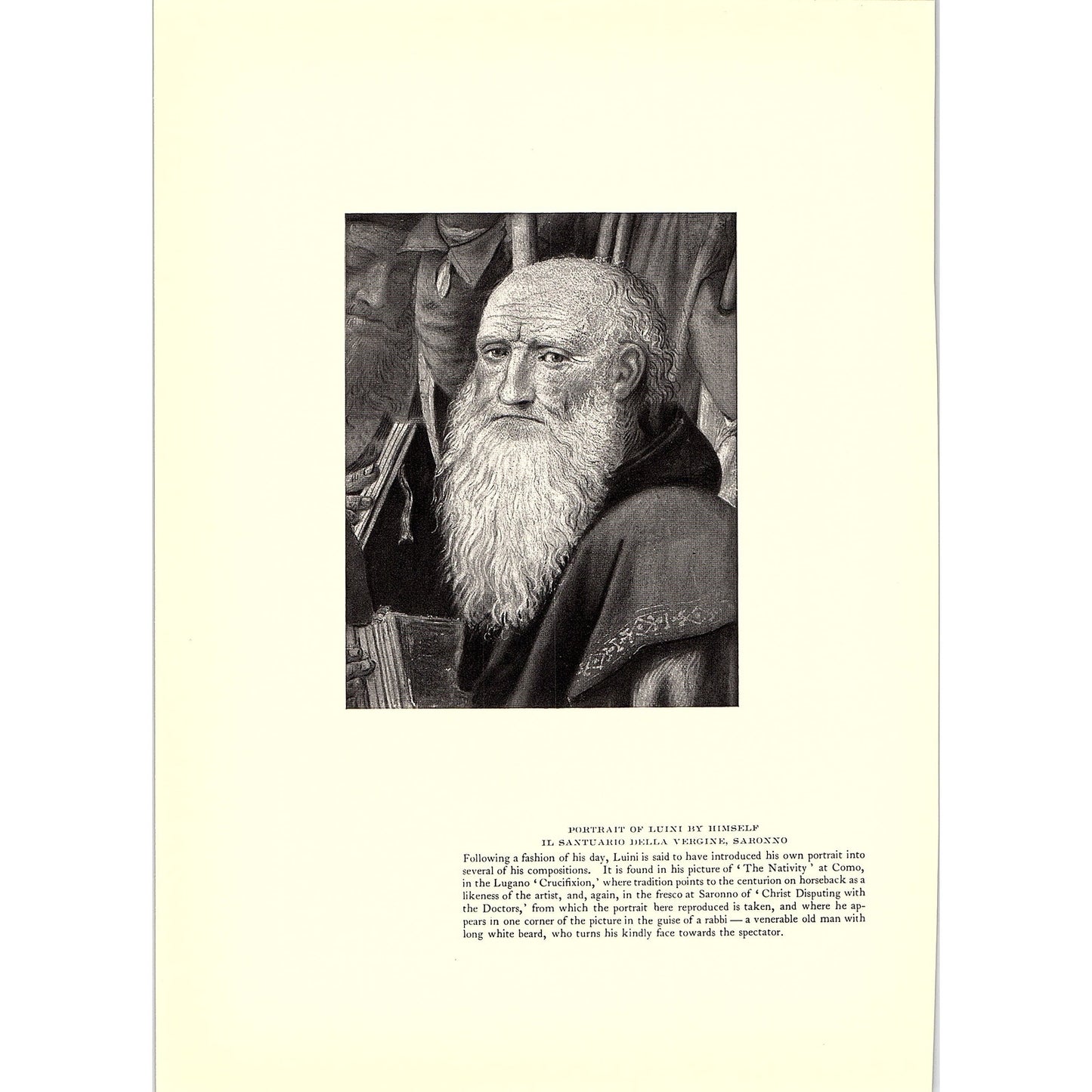 The Burial of St. Catherine - Luini - 1902 Litho Art Print AF4-4