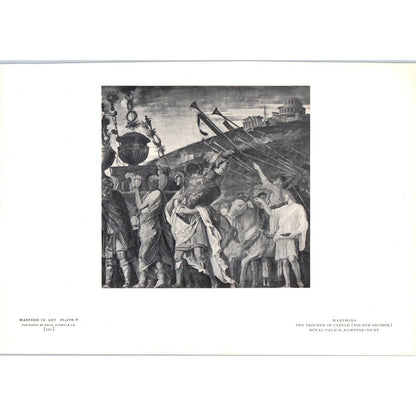 The Triumph of Caesar Fourth Section - Mantegna c1905 Art Print D12