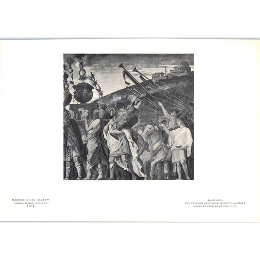 The Triumph of Caesar Fourth Section - Mantegna c1905 Art Print D12
