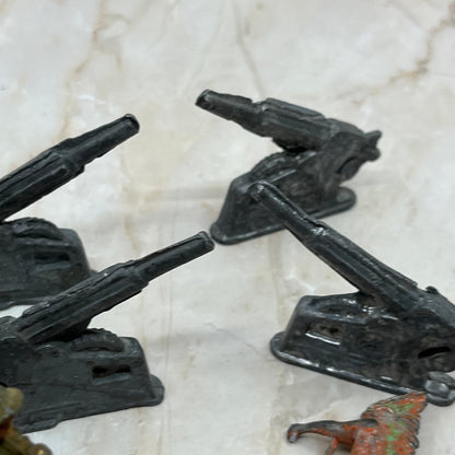 Huge Lot of Vintage Lead Metal Toy Soldiers and Artillery TD5