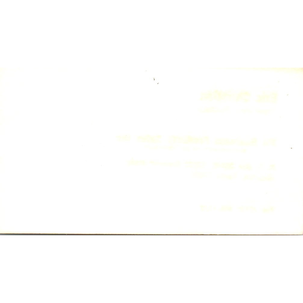 Leonard Surdin Minolta Business Systems Torrance CA Vintage Business Card SE3-B2