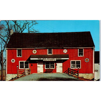 The Old Village Store Bird-In-Hand Amish Pennsylvania Dutch Country Postcard PD8