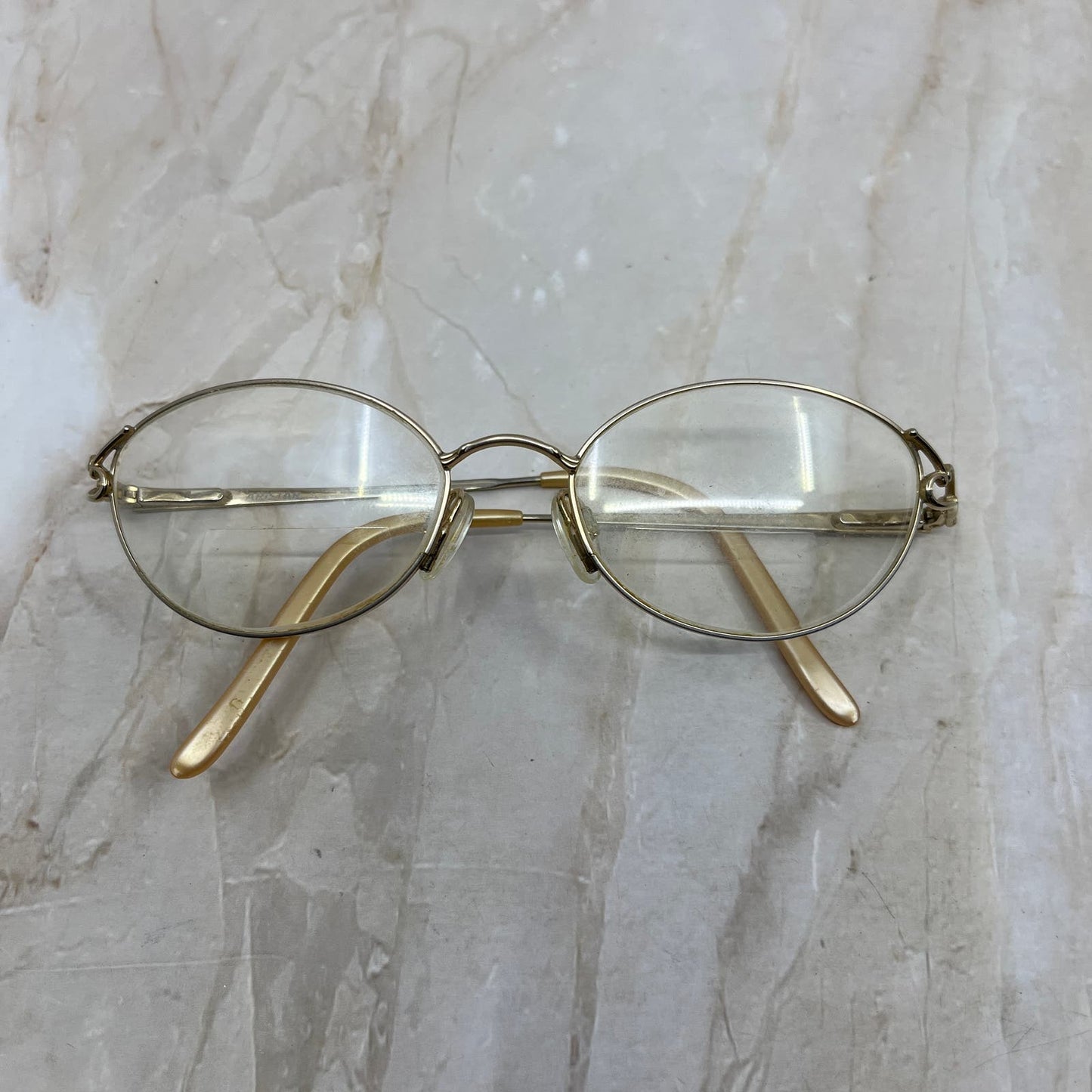 Vintage Aristar Rose Gold Tone Cat Eye Eyeglasses Frames TD5G1-12