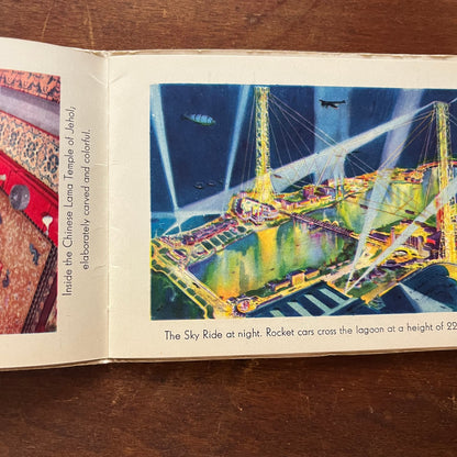 1933 Chicago World's Fair Official Souvenir Folder Book Views TI8-S2