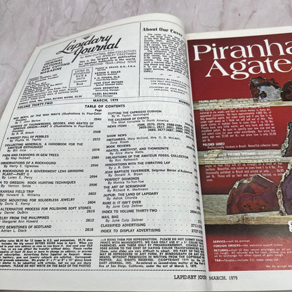 Red Beryl - Lapidary Journal Magazine - Mar 1978 M28