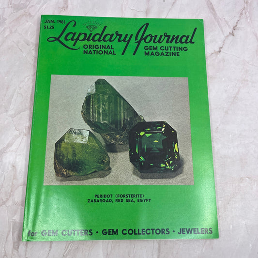 Peridot Forsterite Zahargad Red Sea Egypt - Lapidary Journal - Jan 1981 M27