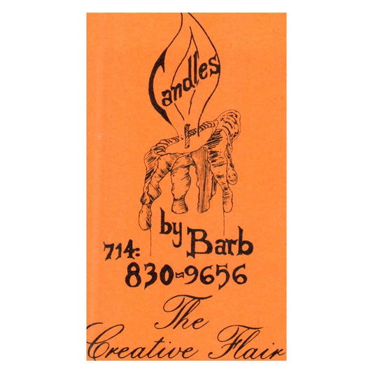 Vintage Candles by Barb The Creative Flair Candles Business Card CA SF3-B1-2