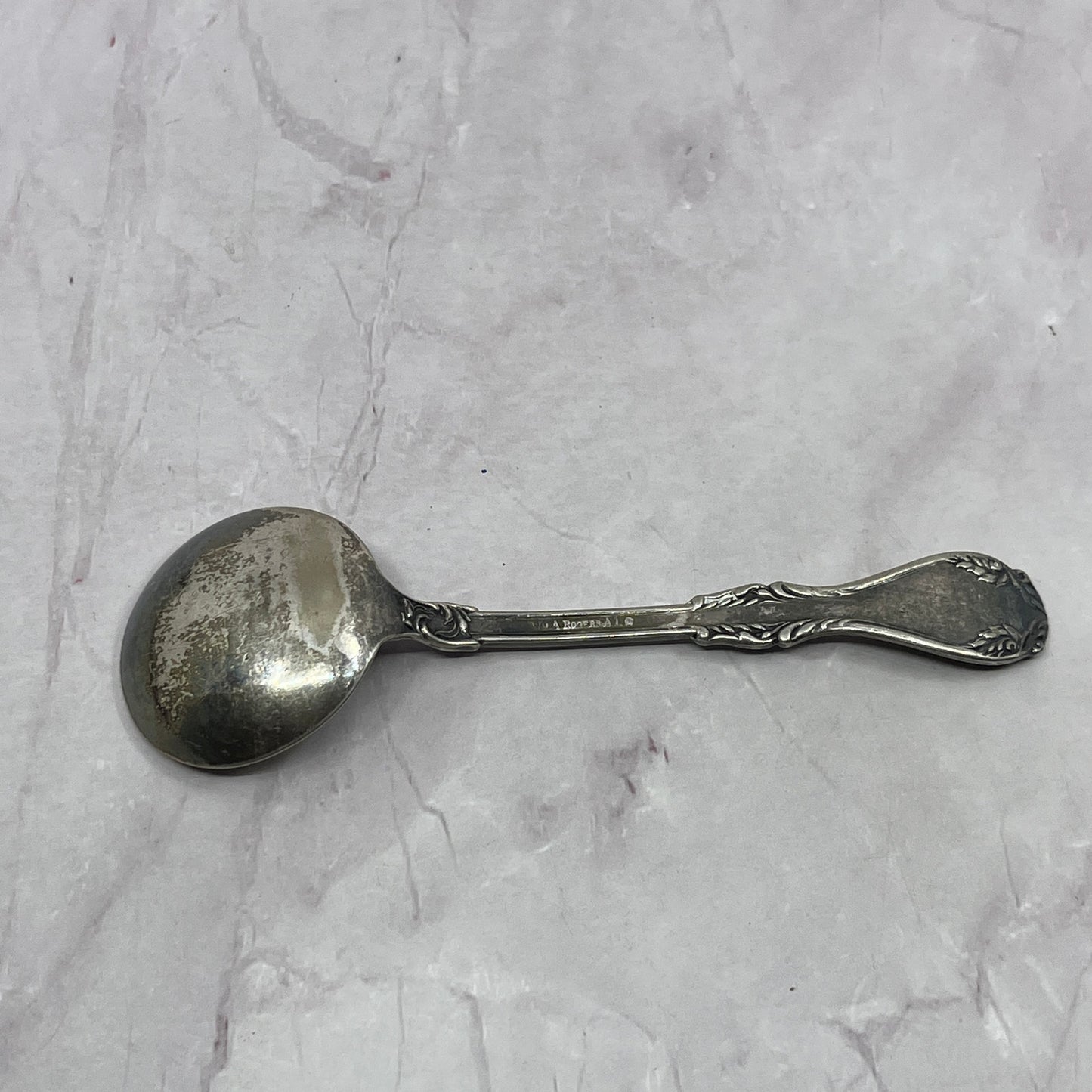 Wm Rogers Silverplate Hanover Sauce Spoon 5.5" Vintage Silverplate TC5-OS-11