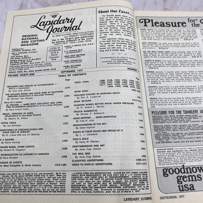 Dulcote Geode Southern England - Lapidary Journal Magazine - Sep 1977 M24