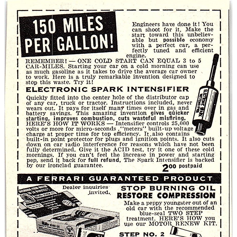 Blu Sheen Boat Armor - Glass Plastic Supply Co Linden NJ 1955 Ad AF9-M3