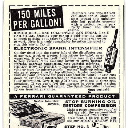 Blu Sheen Boat Armor - Glass Plastic Supply Co Linden NJ 1955 Ad AF9-M3