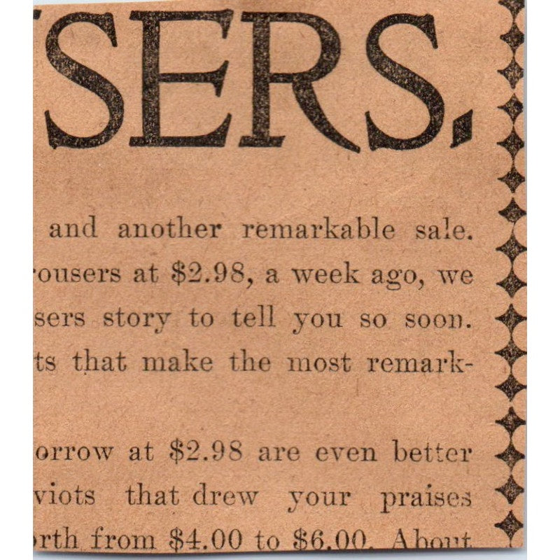 Collateral Loan Co Money for Bicycles Hartford 1901 Newspaper Ad AD8-HS2