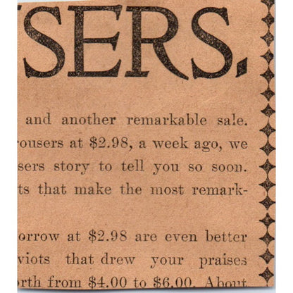 Collateral Loan Co Money for Bicycles Hartford 1901 Newspaper Ad AD8-HS2