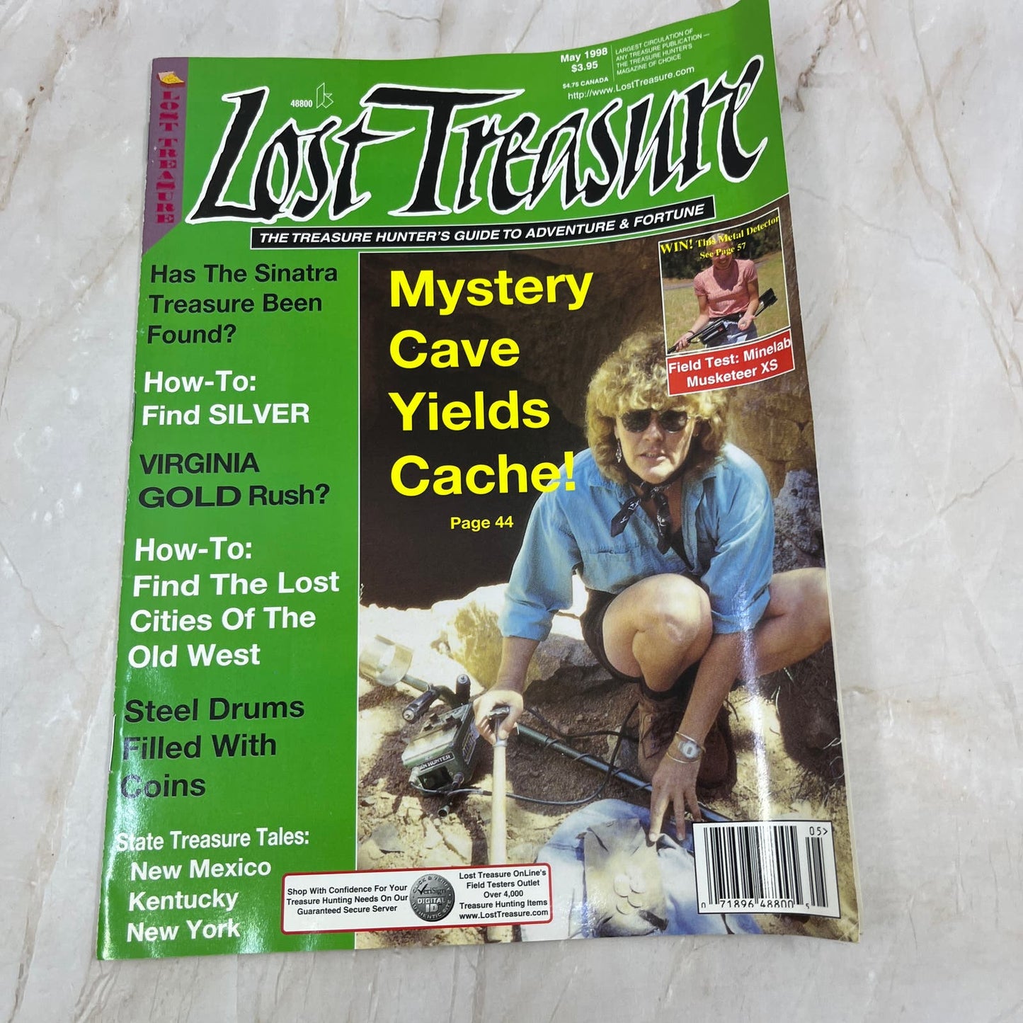 1998 May - Lost Treasure Magazine - Treasure Hunting Gold Prospecting M13