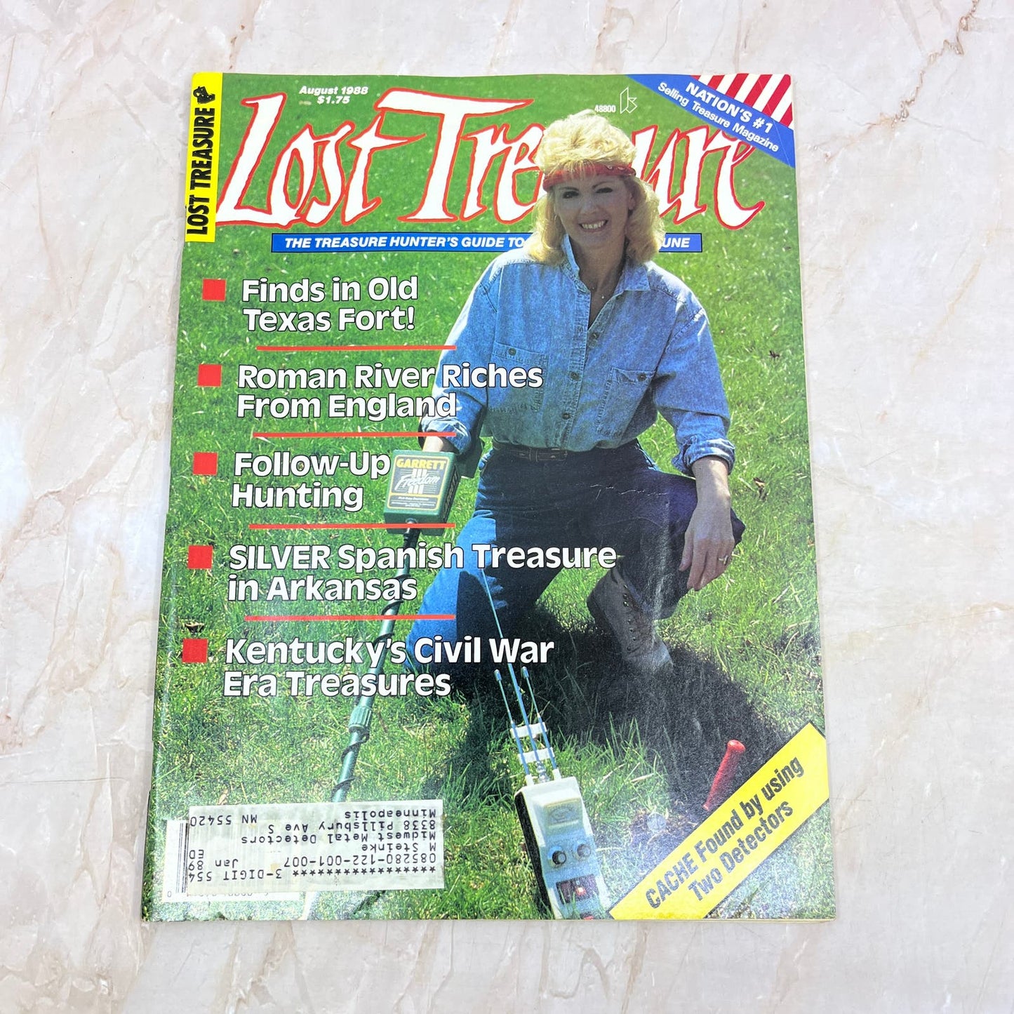1988 Aug - Lost Treasure Magazine - Treasure Hunting Gold Prospecting M15