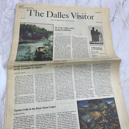 1988 The Dalles Visitor Newspaper St. Croix Valley Prohibition MN WI TF5-L1