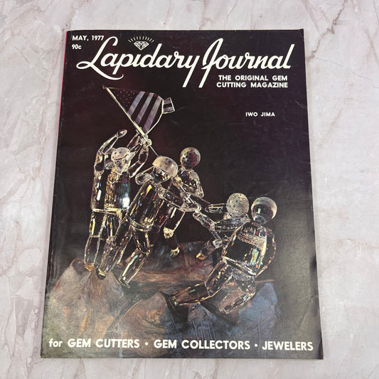 Iwo Jima Sculpture - Lapidary Journal Magazine - May 1977 M25
