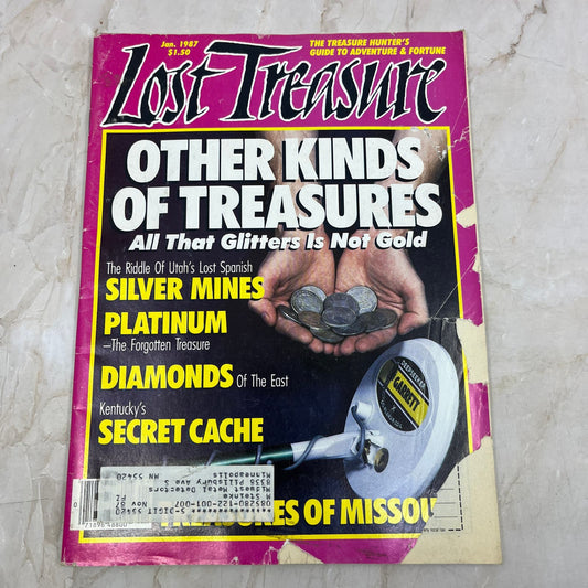 1987 Jan - Lost Treasure Magazine - Treasure Hunting Gold Prospecting M15