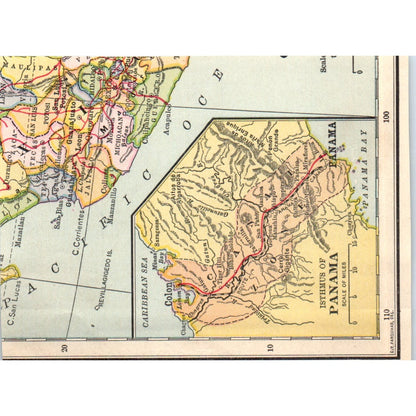 Montmorency Falls Near Quebec in Winter 1901 Engraving AF2-O1