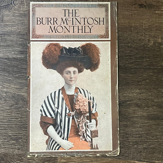 Burr McIntosh Monthly 1908 COVER ONLY 7x12 Margaret Dale Fashion Art Print V2