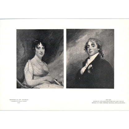 Marquis & Marchioness De Casa Yrujo - Stuart 1906 Victorian Art Print AB8-MA4