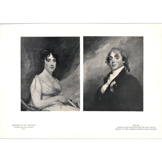 Marquis & Marchioness De Casa Yrujo - Stuart 1906 Victorian Art Print AB8-MA4