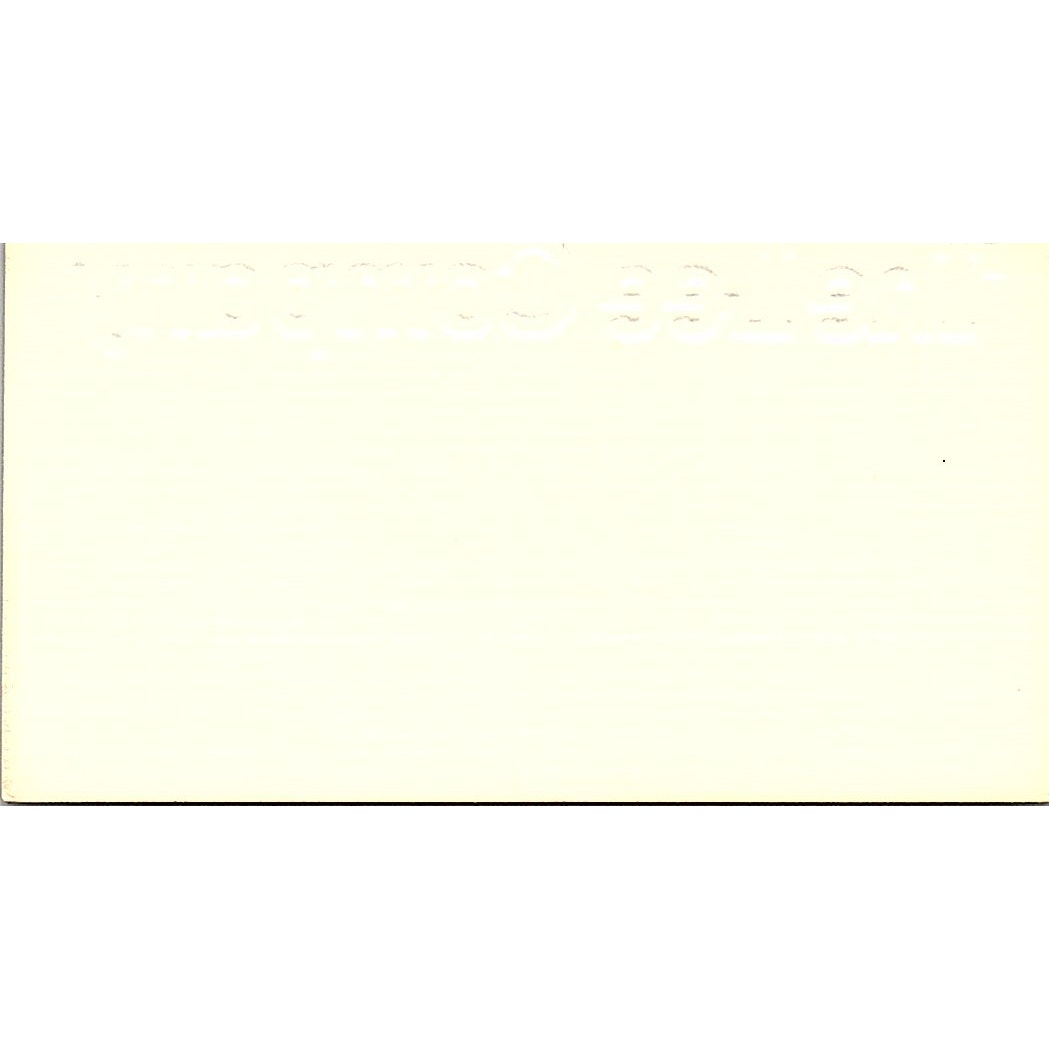 Wayne Davis The H.D. Lee Company Houston Vintage Business Card SD9-B7