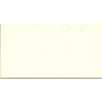 Wayne Davis The H.D. Lee Company Houston Vintage Business Card SD9-B7