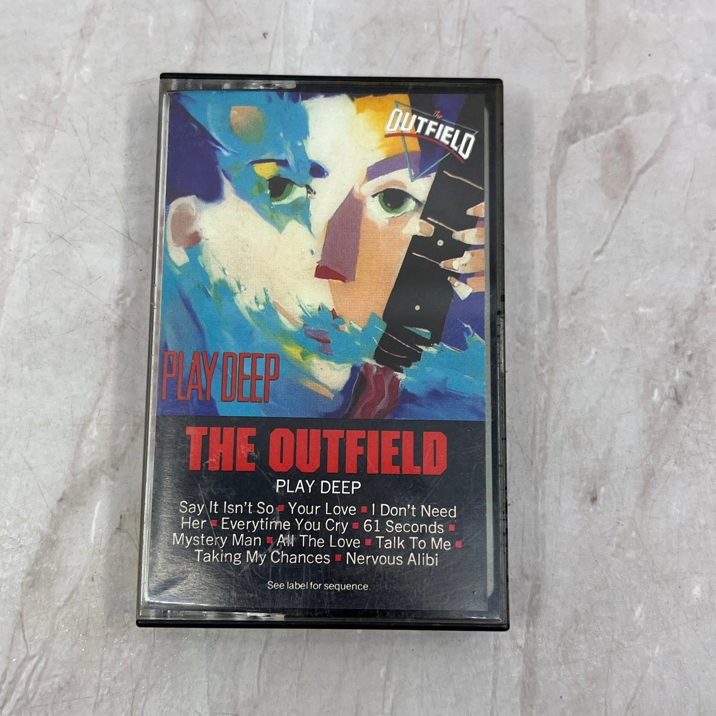 The Outfield - Play Deep - Cassette Tape TH9-C1
