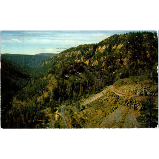 1955 Oak Creek Canyon Flagstaff Arizona Vintage Postcard PE3