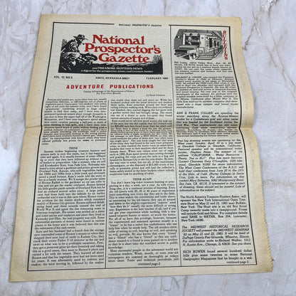 1983 Feb - The National Prospector's Gazette Newspaper - Treasure Hunting M11