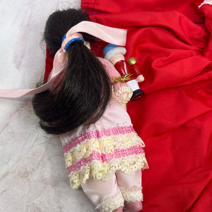 Samantha Pleasant Company American Girl Christmas Dress & Clara Doll